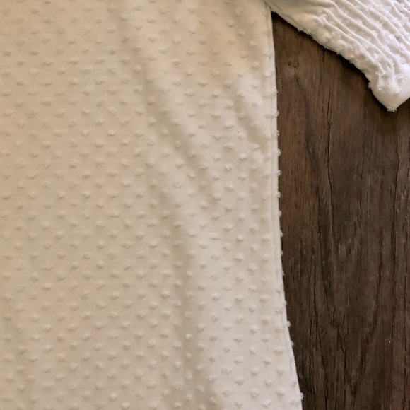 Anthro W5 White Textured Top - Picture 4 of 10